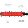 SDG Components, Comp, Platform Pedals, Body: Composite, Spindle: Cr-Mo, 9/16'', Red, Pair view 4