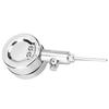 Zerone Ball Pressure Gauge, 1.6 inch Mini Ulitity Air Pressure Barometer Tool for Basketball Football Volleyball view 3