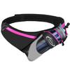 AiRunTech Upgraded No Bounce Hydration Belt Can be Cut to Size Design Strap for Any Hips for Men Women Running Belt with Water Bottle Holder with Large Pocket Fits Most Smartphones(Pink) view 1