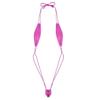 RUNQHUI Women's Mini Monokini Swimsuit Extreme Micro Bikini Thong One Piece Sling Shot Swimsuits Hot Pink One Size view 2