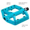 SDG Components, Comp, Platform Pedals, Body: Composite, Spindle: Cr-Mo, 9/16'', Turquoise, Pair view 3
