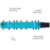 SDG Components, Comp, Platform Pedals, Body: Composite, Spindle: Cr-Mo, 9/16'', Turquoise, Pair view 4