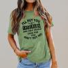 Funny Mom Shirts for Women I'll Put You in The Trunk Don?t Test Me Graphic Tees (Green,XX-Large,US,Alpha,Adult,Female,XX-Large,Regular,Regular) view 4