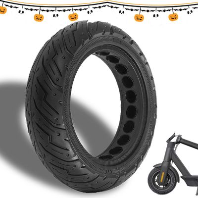 GLDYTIMES 10 Inch Scooter Tire 60/70-6.5 10x2.5 Solid Tire Fit for Segway Ninebot Max G30P G30LP G2 F2 pro~Gotrax G4 G5 G6 GMAX Ultra~Hiboy Max 3 Electric Scooter, 10x2.5-6.5 Tubeless Front Rear Wheel