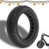 GLDYTIMES 10 Inch Scooter Tire 60/70-6.5 10x2.5 Solid Tire Fit for Segway Ninebot Max G30P G30LP G2 F2 pro~Gotrax G4 G5 G6 GMAX Ultra~Hiboy Max 3 Electric Scooter, 10x2.5-6.5 Tubeless Front Rear Wheel view 1
