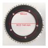 MYEEI 144 BCD Fixed Gear Chain Ring Chain Wheel 144 BCD Bicycle Chain Wheel 44T 46T 48T 50T 52T 53T Single Speed Aluminum Alloy (Color : 46T) view 2