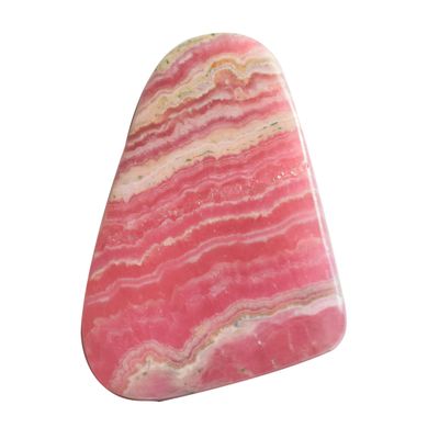 ABC Jewelry Mart Natural Rhodochrosite Cabochon Flat Back Side Size 38x27x3.5 MM Jewelry Making Component