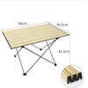 YZYL Heat Resistant Ultra Light Aluminum Compact, Camping Folding Table with Carry Bag, Three Sizes view 3
