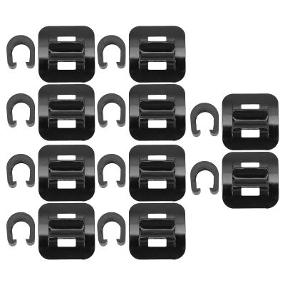 EBTOOLS 10Set Bike C Clips, Bike Road Bicycle Cable Clamps Housing Hose Guide Clamps for Brake Derailleur Shift Cables