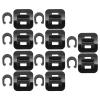 EBTOOLS 10Set Bike C Clips, Bike Road Bicycle Cable Clamps Housing Hose Guide Clamps for Brake Derailleur Shift Cables view 1