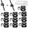EBTOOLS 10Set Bike C Clips, Bike Road Bicycle Cable Clamps Housing Hose Guide Clamps for Brake Derailleur Shift Cables view 3