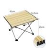 YZYL Heat Resistant Ultra Light Aluminum Compact, Camping Folding Table with Carry Bag, Three Sizes view 3