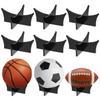 Acrylic Ball Display Stand for Football, Basketball, Soccer, Rugby, Volleyball Sports Ball Storage Rack & Trophy Autograph Memorabilia Display Cases (Black, 6 Pcs) view 1