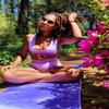 Stratosphere41 Super Absorbent Bikram Micro-Fiber Fitness Hot Yoga Vinyasa Power Pilates Beach Pool Fast-Drying Ultra-Soft Moisture-Wicking Hair-Drying Workout Good Vibes Non-Slip Towel view 2