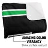 Marshall University Blanket, 50"x60" Primary Logo Stripes Silky Touch Sherpa Back Super Soft Throw Blanket view 3