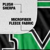 Marshall University Blanket, 50"x60" Primary Logo Stripes Silky Touch Sherpa Back Super Soft Throw Blanket view 4