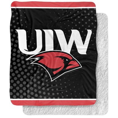University of The Incarnate Word Blanket, 50"x60" Logo Dots Silky Touch Sherpa Back Super Soft Throw Blanket