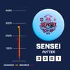 Discmania Sensei Disc Golf Putter  Disc Golf Putter Pack  Active Base Sensei Putter with Stable Disc Flight, Practice Putter Pack (Colors May Vary) (10 Pack) view 3