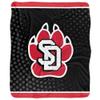 University of South Dakota Blanket, 50"x60" Logo Dots Silky Touch Sherpa Back Super Soft Throw Blanket view 2