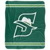 Stetson University Blanket, 50"x60" Primary Logo Stripes Silky Touch Sherpa Back Super Soft Throw Blanket view 2