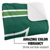 Stetson University Blanket, 50"x60" Primary Logo Stripes Silky Touch Sherpa Back Super Soft Throw Blanket view 3