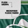 Stetson University Blanket, 50"x60" Primary Logo Stripes Silky Touch Sherpa Back Super Soft Throw Blanket view 4