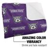 Weber State University Blanket, 50"x60" Logo Pattern Silky Touch Sherpa Back Super Soft Throw Blanket view 3