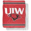 University of The Incarnate Word Blanket, 50"x60" Primary Logo Stripes Silky Touch Sherpa Back Super Soft Throw Blanket view 1