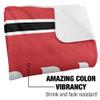 University of The Incarnate Word Blanket, 50"x60" Primary Logo Stripes Silky Touch Sherpa Back Super Soft Throw Blanket view 3