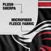 Rutgers University Blanket, 50"x60" Primary Logo Stripes Silky Touch Sherpa Back Super Soft Throw Blanket view 4