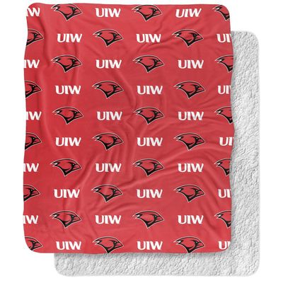 University of The Incarnate Word Blanket, 50"x60" Logo Pattern Silky Touch Sherpa Back Super Soft Throw Blanket