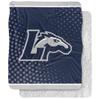 Longwood University Blanket, 50"x60" Logo Dots Silky Touch Sherpa Back Super Soft Throw Blanket view 1
