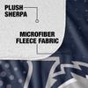 Longwood University Blanket, 50"x60" Logo Dots Silky Touch Sherpa Back Super Soft Throw Blanket view 4