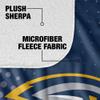 University of Tennessee at Chattanooga Blanket, 50"x60" Logo Dots Silky Touch Sherpa Back Super Soft Throw Blanket view 4