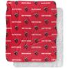 Rutgers University Blanket, 50"x60" Logo Pattern Silky Touch Sherpa Back Super Soft Throw Blanket view 1