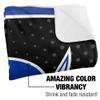 Hampton University Blanket, 50"x60" Logo Dots Silky Touch Sherpa Back Super Soft Throw Blanket view 3