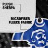 Hampton University Blanket, 50"x60" Logo Dots Silky Touch Sherpa Back Super Soft Throw Blanket view 4