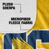 Coppin State University Blanket, 50"x60" Logo Dots Silky Touch Sherpa Back Super Soft Throw Blanket view 4