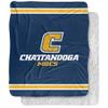 University of Tennessee at Chattanooga Blanket, 50"x60" Primary Logo Stripes Silky Touch Sherpa Back Super Soft Throw Blanket view 1