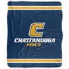 University of Tennessee at Chattanooga Blanket, 50"x60" Primary Logo Stripes Silky Touch Sherpa Back Super Soft Throw Blanket view 2