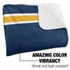 University of Tennessee at Chattanooga Blanket, 50"x60" Primary Logo Stripes Silky Touch Sherpa Back Super Soft Throw Blanket view 3
