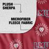 Loyola Marymount University Blanket, 50"x60" Logo Pattern Silky Touch Sherpa Back Super Soft Throw Blanket view 4