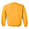 CreateMyTee | Quincy University Est 1860 Crewneck Sweatshirt (Gold, Medium) view 2