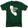 University of La Verne Official State Shape Short Sleeve Mens Cotton T-Shirt,University of La Verne, Large view 1