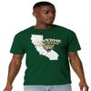 University of La Verne Official State Shape Short Sleeve Mens Cotton T-Shirt,University of La Verne, Large view 2