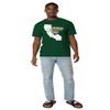 University of La Verne Official State Shape Short Sleeve Mens Cotton T-Shirt,University of La Verne, Large view 4