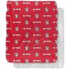 University of South Dakota Blanket, 50"x60" Logo Pattern Silky Touch Sherpa Back Super Soft Throw Blanket view 1