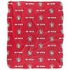 University of South Dakota Blanket, 50"x60" Logo Pattern Silky Touch Sherpa Back Super Soft Throw Blanket view 2
