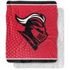 Rutgers University Blanket, 50"x60" Logo Dots Silky Touch Sherpa Back Super Soft Throw Blanket view 1