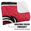 Rutgers University Blanket, 50"x60" Logo Dots Silky Touch Sherpa Back Super Soft Throw Blanket view 3